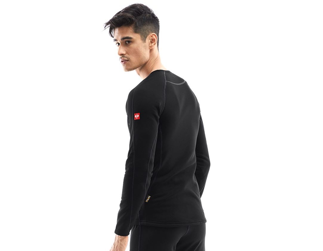 Cold: e.s. functional-longsleeve thermo stretch-x-warm + black 1