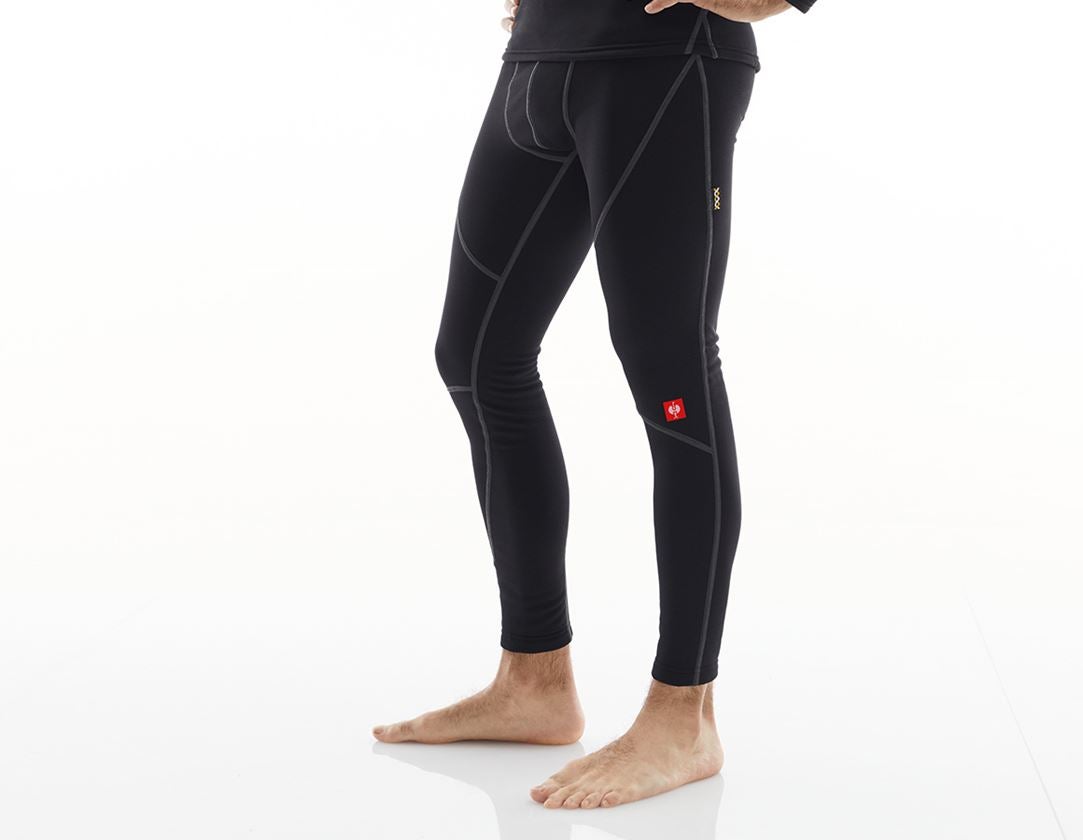 Unterwäsche | Thermokleidung: e.s. Funktions-Long Pants thermo stretch-x-warm + schwarz 1