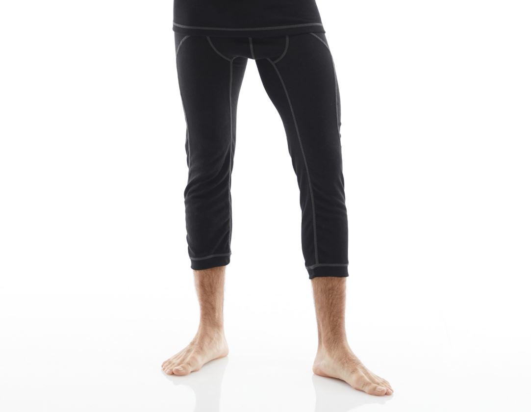 Underwear | Functional Underwear: e.s. functions 3/4-pants basis-warm + black 1