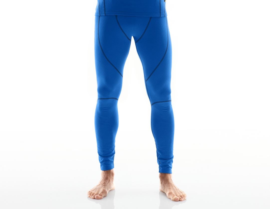 Sous-vêtements | Vêtements thermiques: e.s. Pantalon long fonct. clima-pro-warm, hommes + bleu gentiane