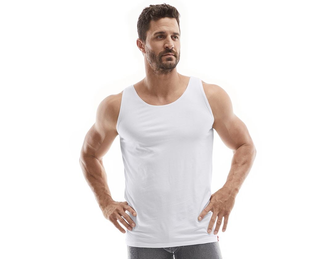 Sous-vêtements | Vêtements thermiques: e.s. Modal T-shirt Athletic + blanc