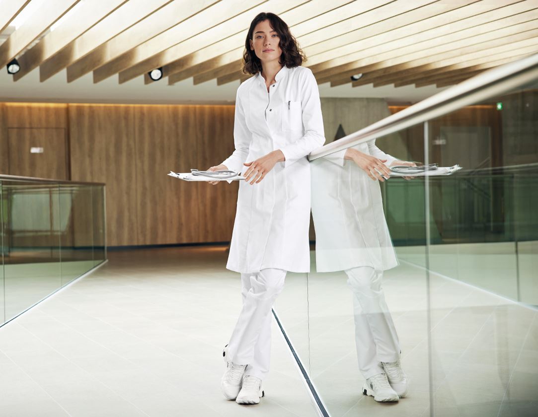 Healthcare Coats | Work Coats: Ladies' Work Coat Kira + white 1