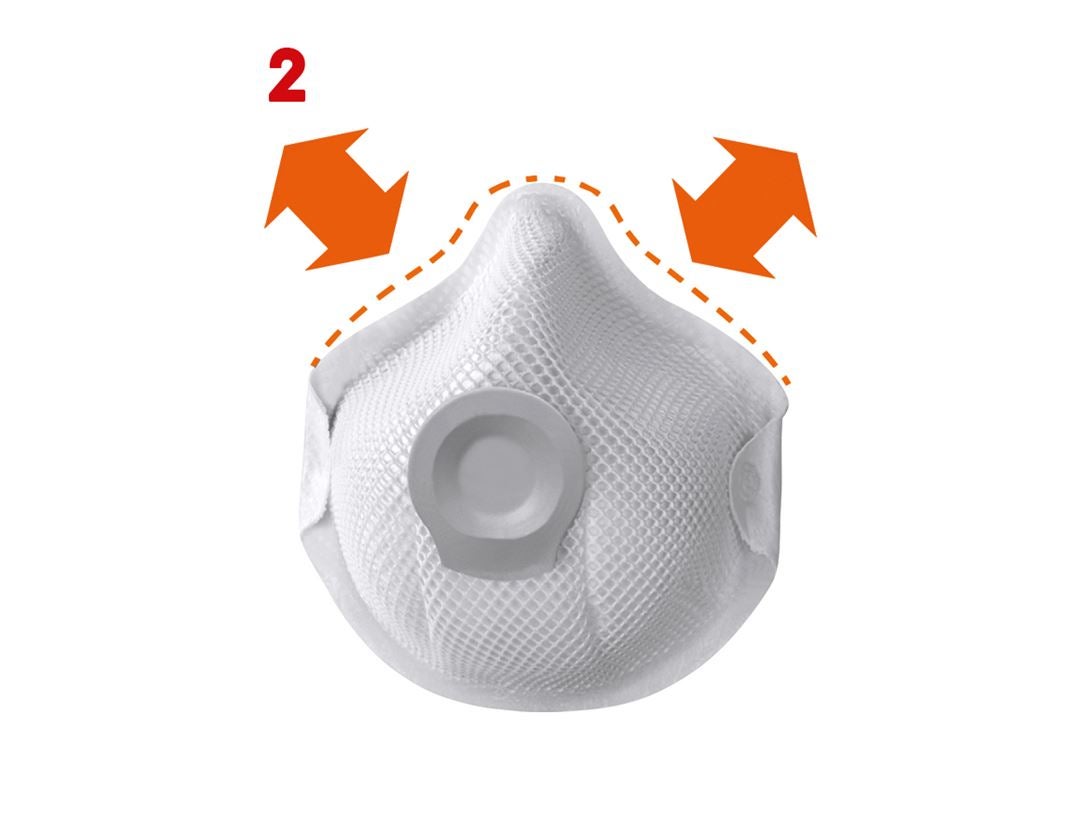 Masques de protection: Moldex Masque protect. resp. 3155 / 3105 FFP2 NR D 1