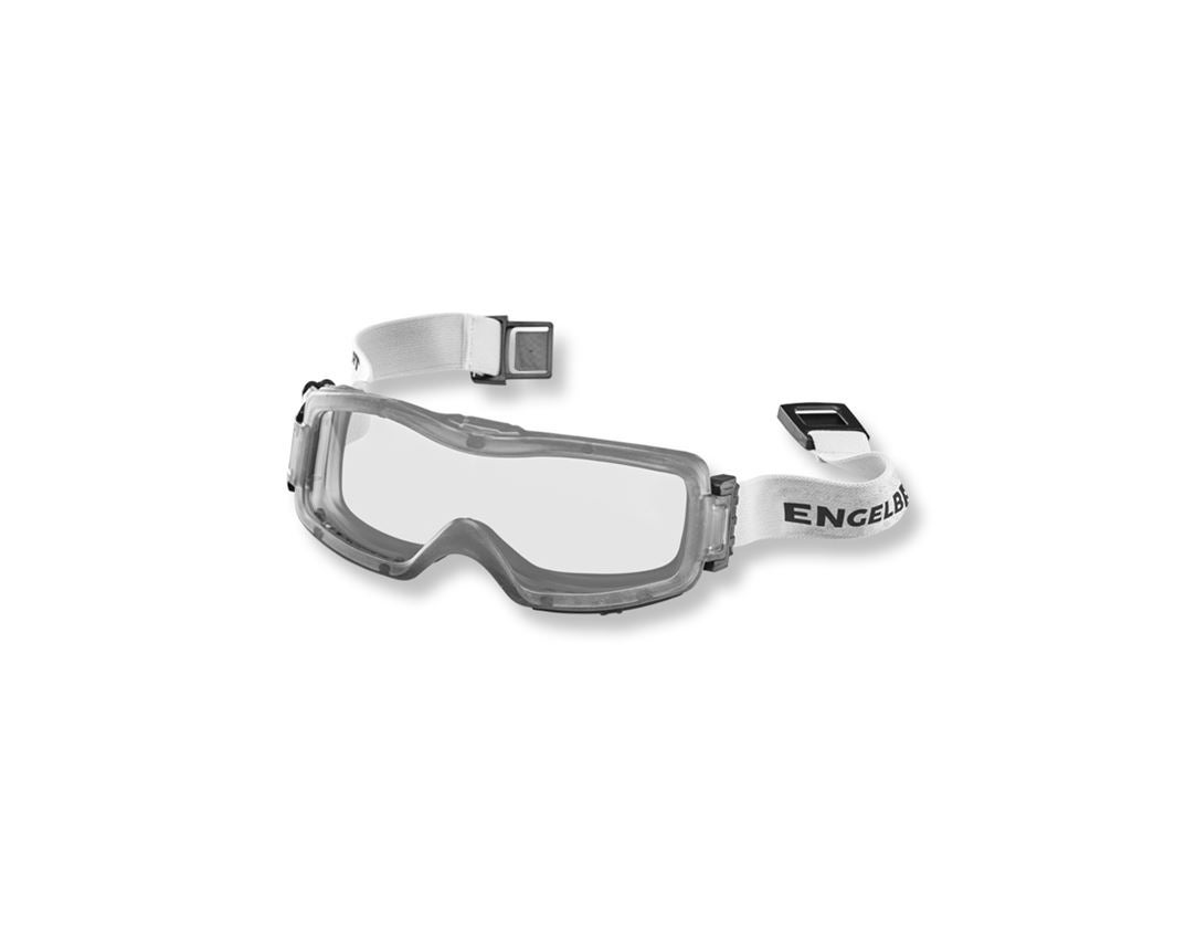 Safety Glasses: e.s. Safety glasses Comba + grey/transparent