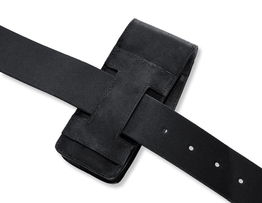 Accessories: Leather knife case e.s.vintage + black 1
