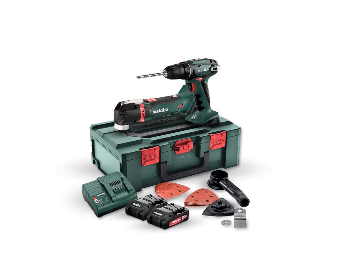 Electrical tools: Metabo 18.0 V cordl. multitool MT+drill/screwdr BS