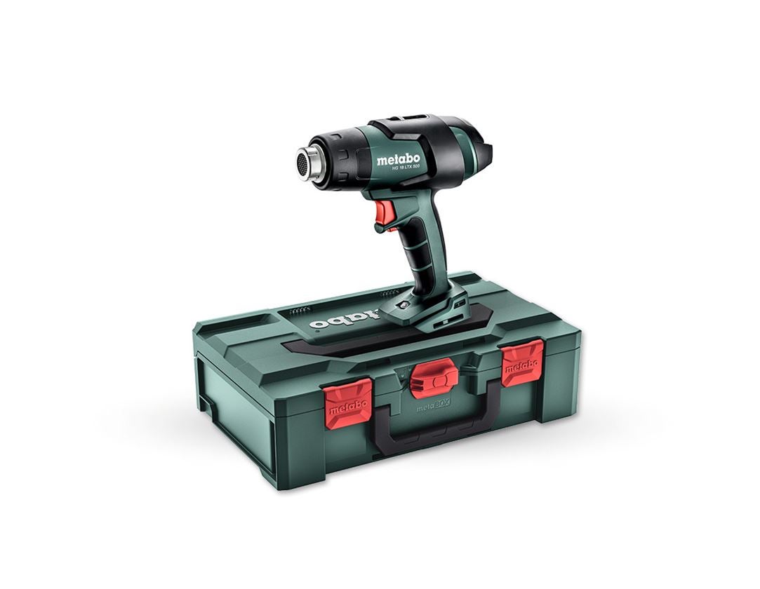 Electrical tools: Metabo 18.0 V battery hot-air fan HG 500 in metaB