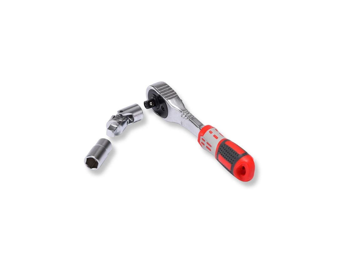 Socket wrench: e.s. Cardan joint 1/4 1