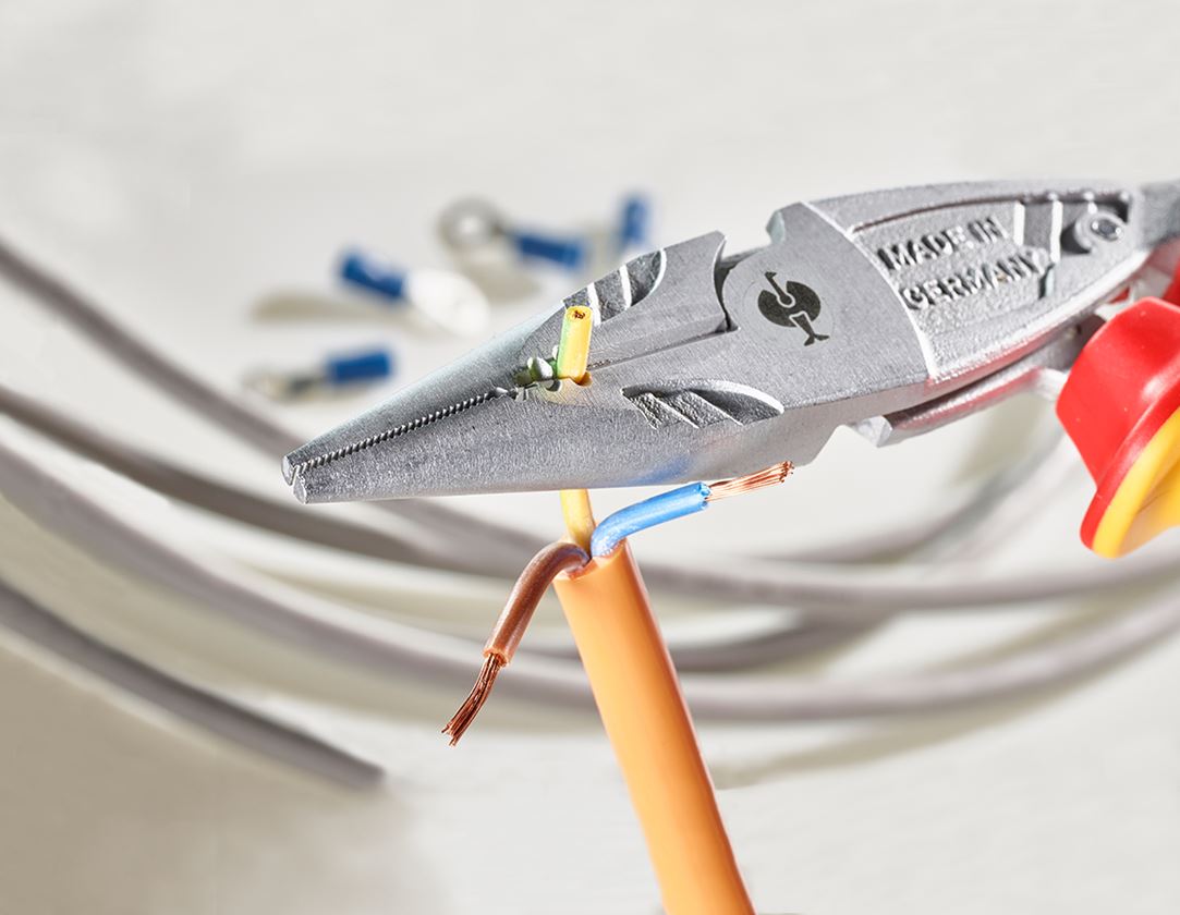 Tongs: e.s. ergonomic electrical installation pliers VDE