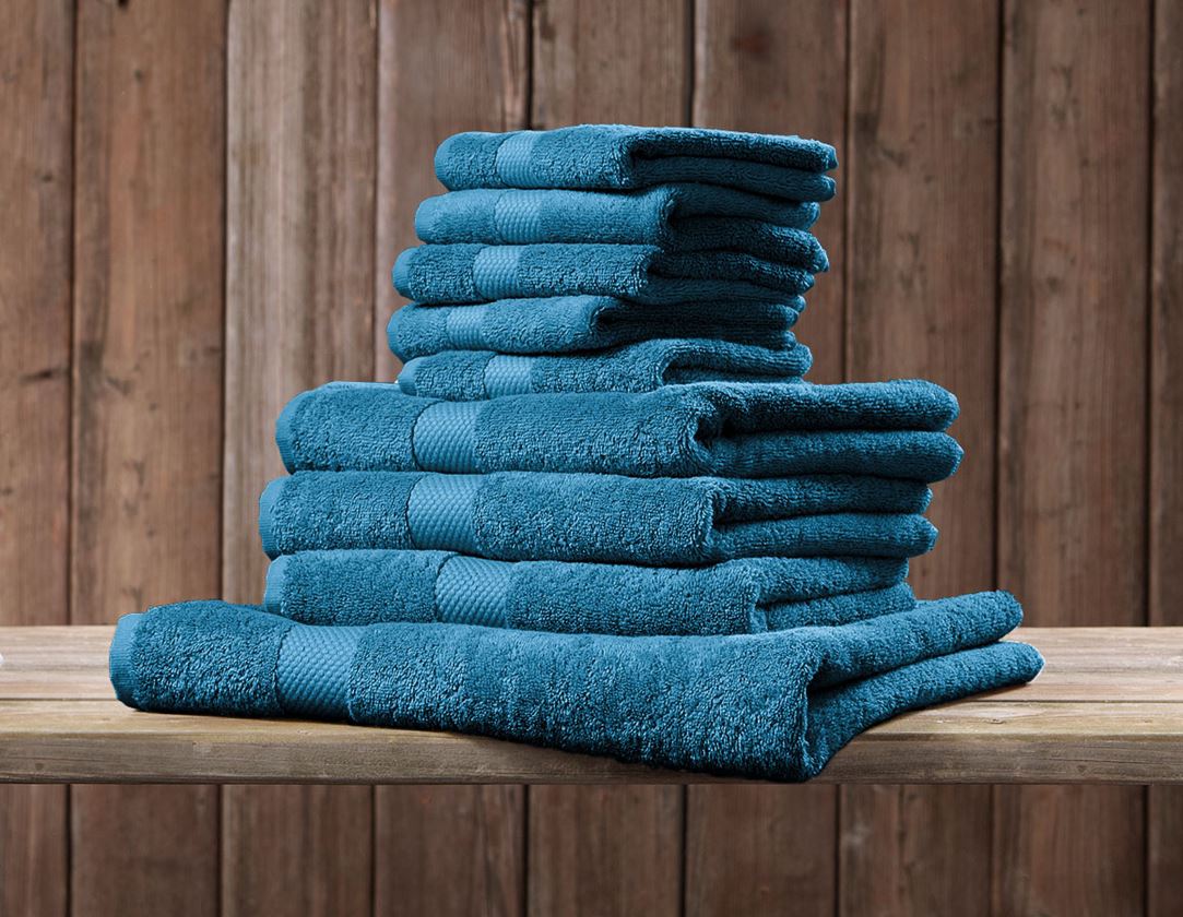 Cloths: Guest towel Premium pack of 5 + turquoise