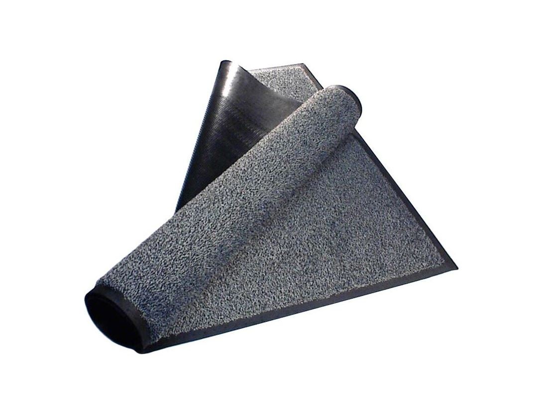 Floor mats: Comfort mats with rubber edge + black/lightgrey 3