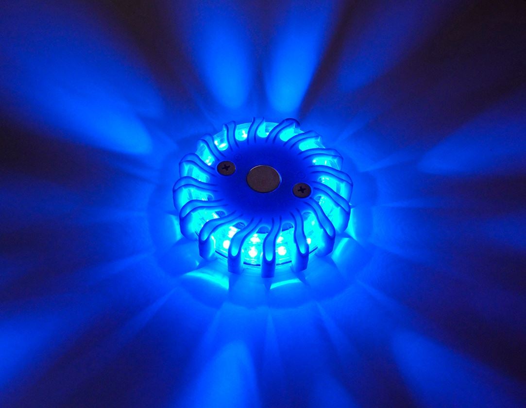 Zubehör: LED-Bauwarnlicht + blau