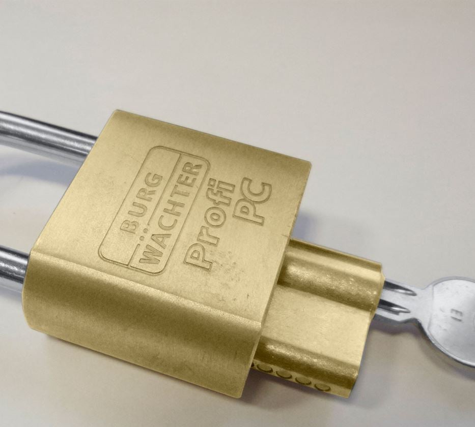 Small parts: Burg-Wächter high-tech cylinder padlock