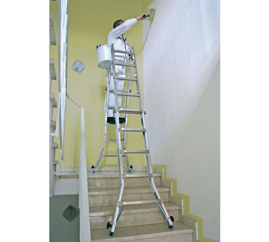 Ladders: KRAUSE STABILO folding telesc.ladder (alu) 2