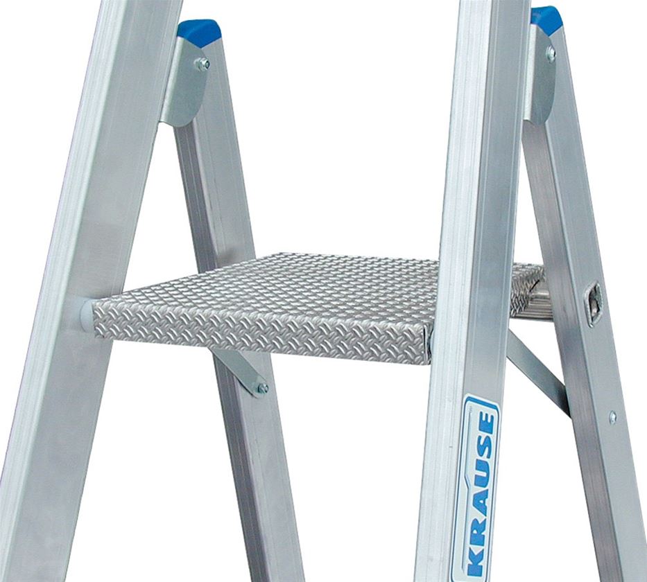 Ladders: KRAUSE alu-shelf ladder, mobile 1