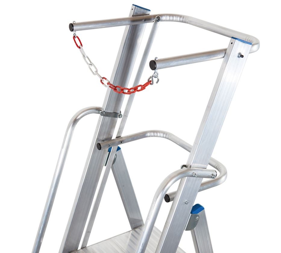Ladders: KRAUSE Stepladder/platform and safety bracket 1