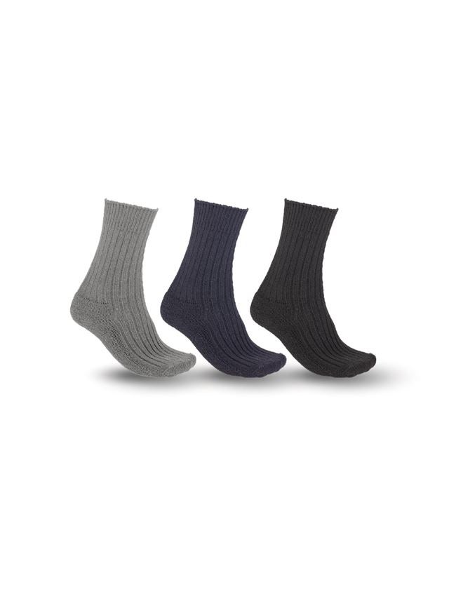 Socks: e.s. work socks Classic warm/high, pack of 3