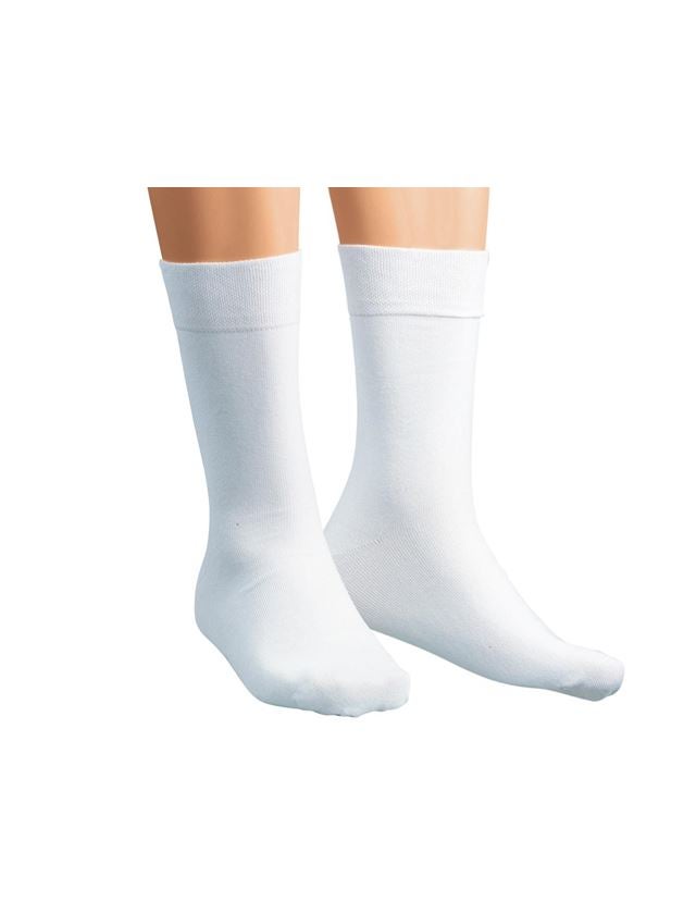 Socks: Healthcare socks classic light/high, pack of 2 + white