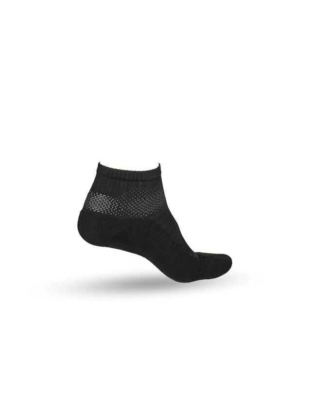 Socken | Strümpfe: e.s. Allseason Socken Function light/low + schwarz/straussrot