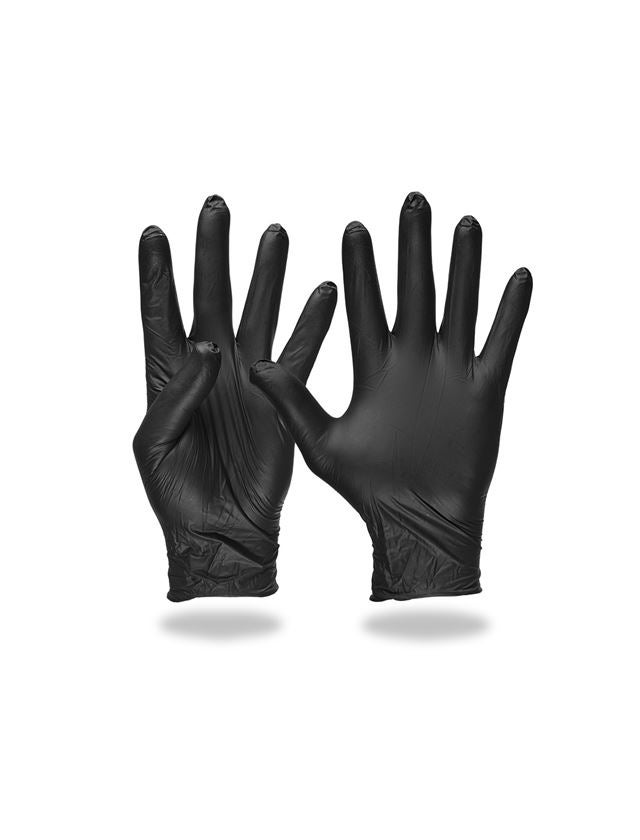 Disposable Gloves: Disposable nitrile gloves, powder-free + black