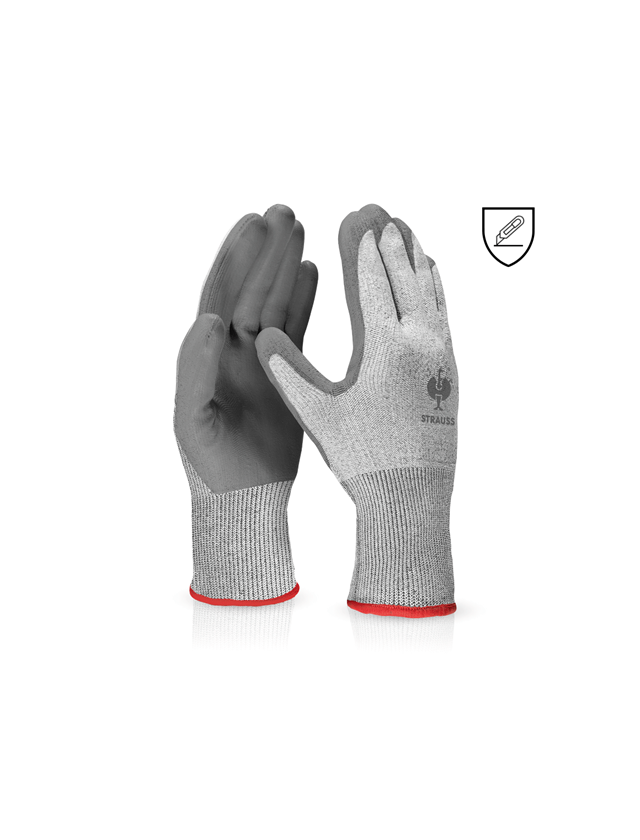 Revêtement: Gants protect. anti-coupe en PU, niveau C