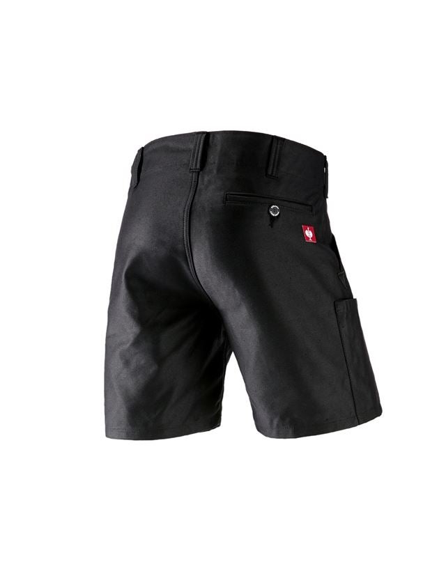 Pantalons de travail: Short professionnel e.s. en double retors + noir 2
