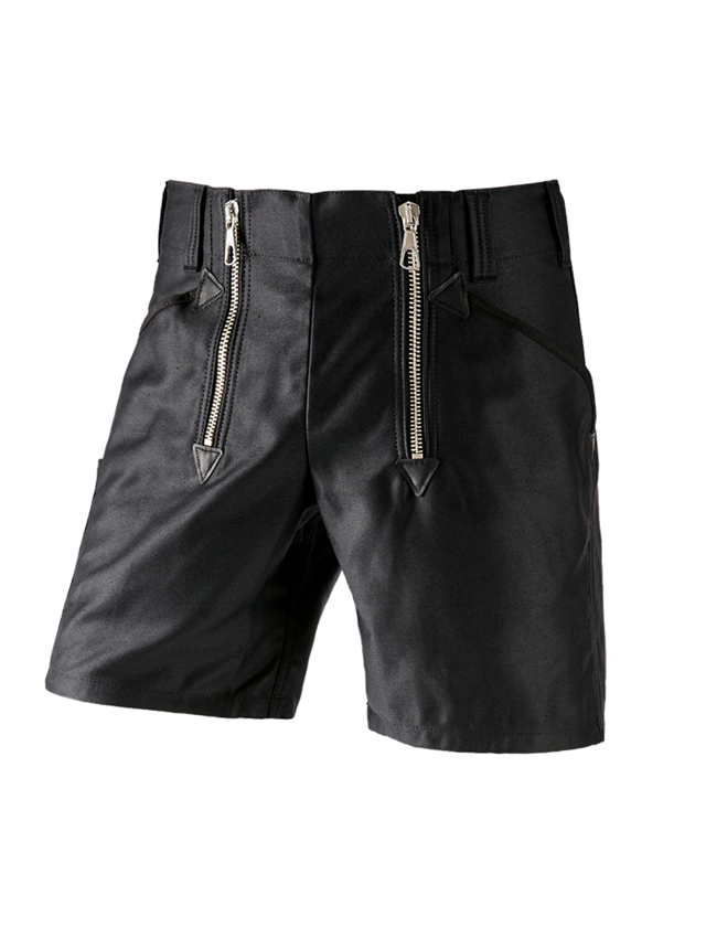 Pantalons de travail: Short professionnel e.s. en double retors + noir 1