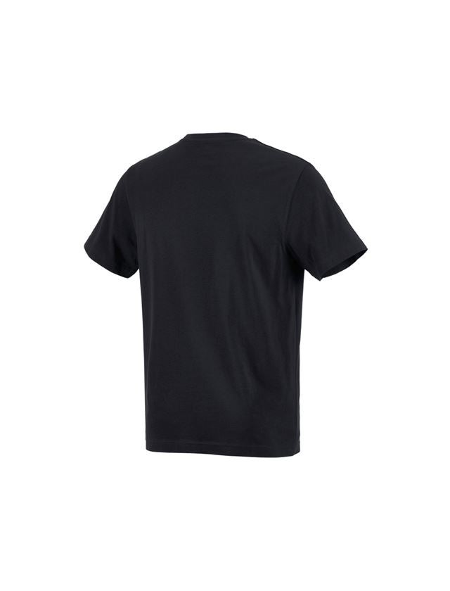 Shirts & Co.: e.s. T-Shirt cotton + schwarz 3