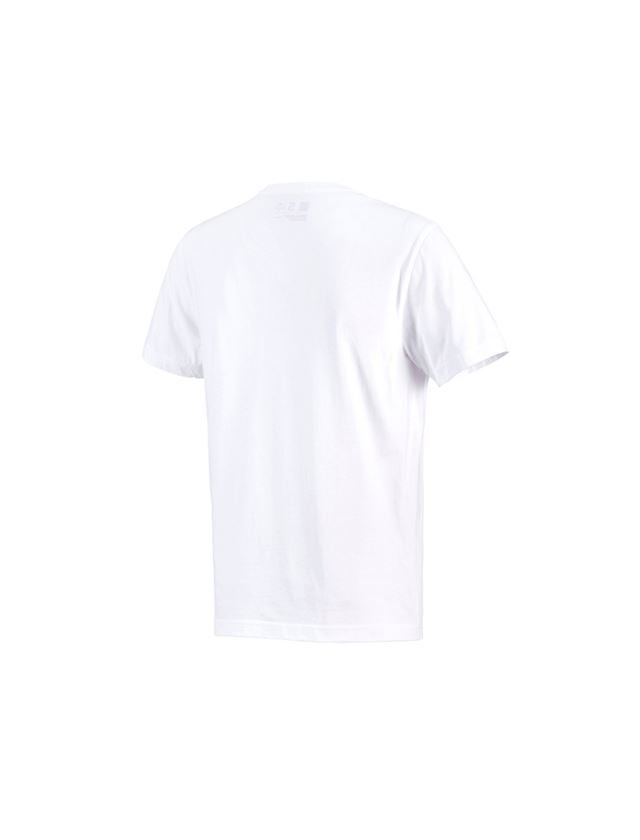 Shirts & Co.: e.s. T-Shirt cotton + weiß 2