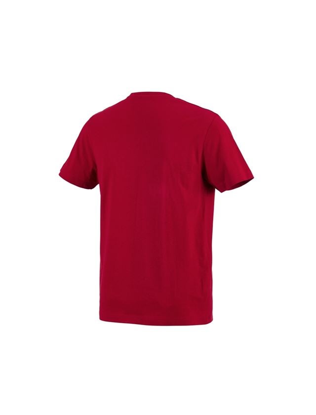 Shirts & Co.: e.s. T-Shirt cotton + rot 1