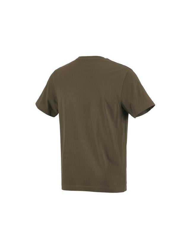 Shirts & Co.: e.s. T-Shirt cotton + oliv 1
