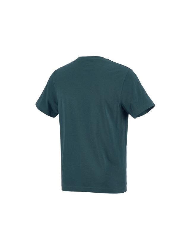 Shirts & Co.: e.s. T-Shirt cotton + seeblau 1