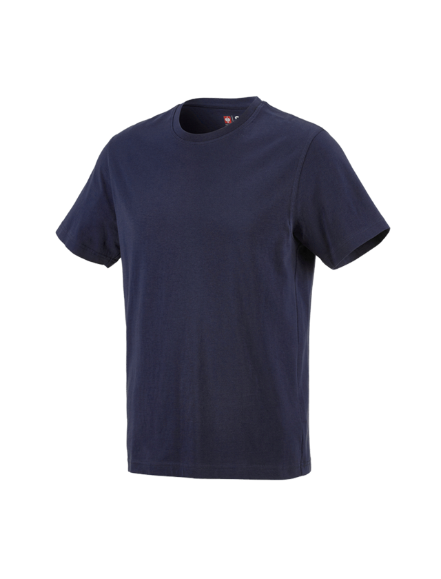 Shirts & Co.: e.s. T-Shirt cotton + dunkelblau 2