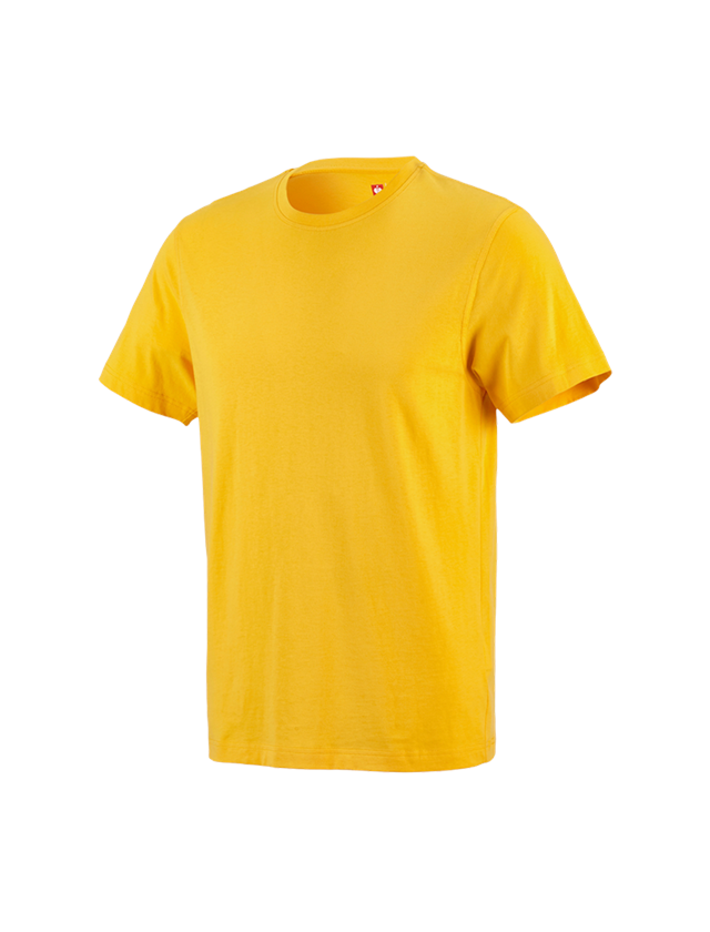 Shirts & Co.: e.s. T-Shirt cotton + gelb 2
