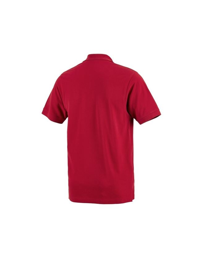 Shirts, Pullover & more: e.s. Polo shirt cotton Pocket + red 1