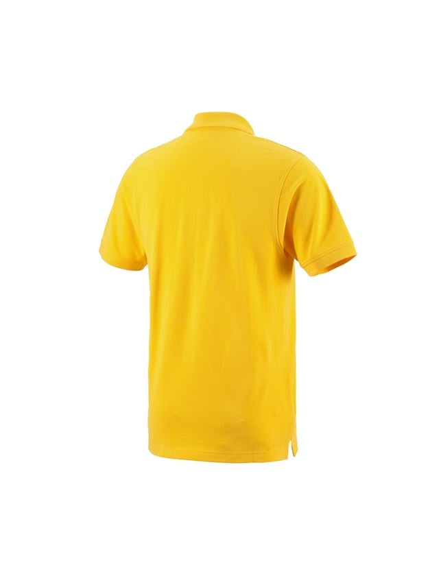 Gardening / Forestry / Farming: e.s. Polo shirt cotton Pocket + yellow 1