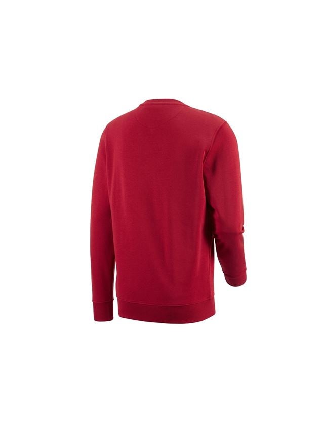 Shirts, Pullover & more: e.s. Sweatshirt poly cotton + red 1