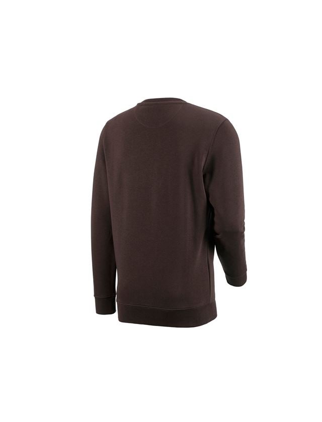 Shirts, Pullover & more: e.s. Sweatshirt poly cotton + brown 1