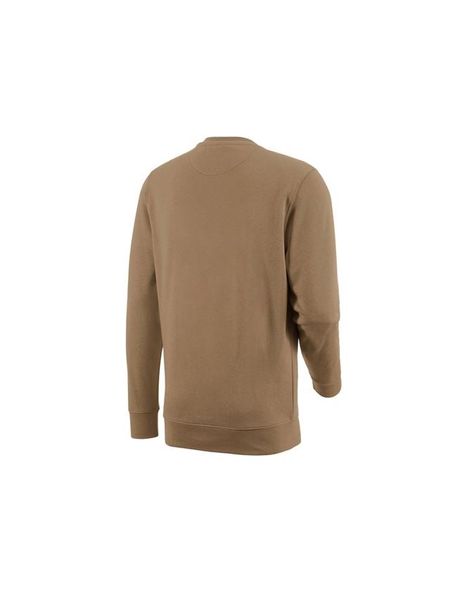 Shirts, Pullover & more: e.s. Sweatshirt poly cotton + khaki 1