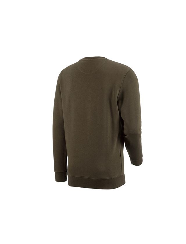 Shirts, Pullover & more: e.s. Sweatshirt poly cotton + olive 2