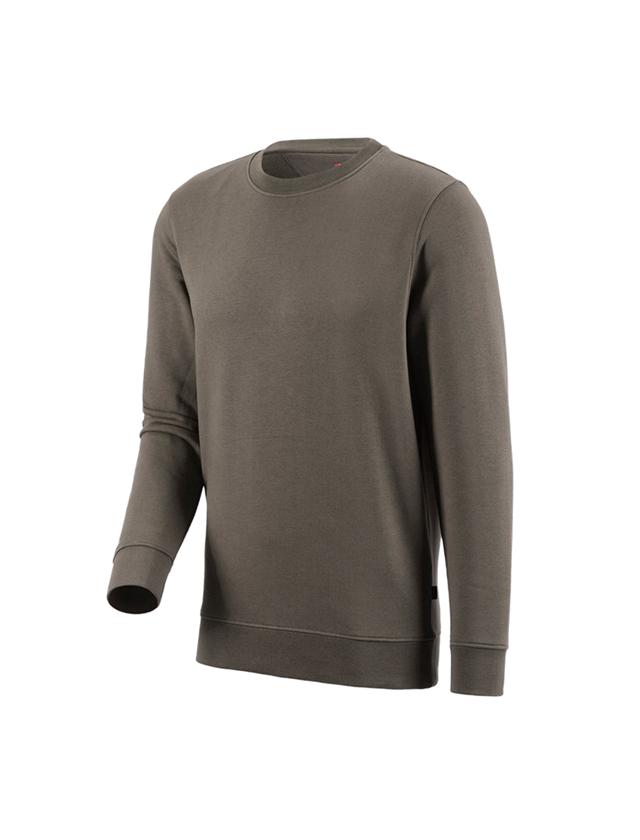 Shirts, Pullover & more: e.s. Sweatshirt poly cotton + stone