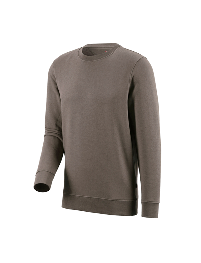 Shirts, Pullover & more: e.s. Sweatshirt poly cotton + pebble