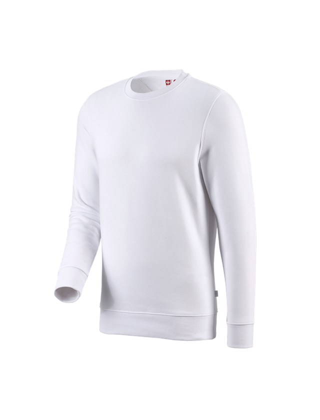 Shirts, Pullover & more: e.s. Sweatshirt poly cotton + white 2