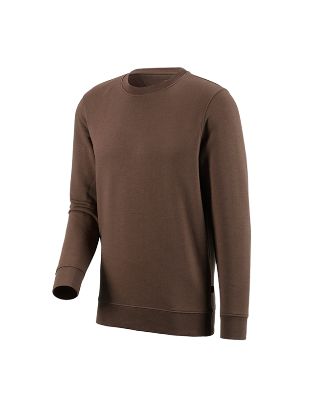 Shirts, Pullover & more: e.s. Sweatshirt poly cotton + hazelnut 2