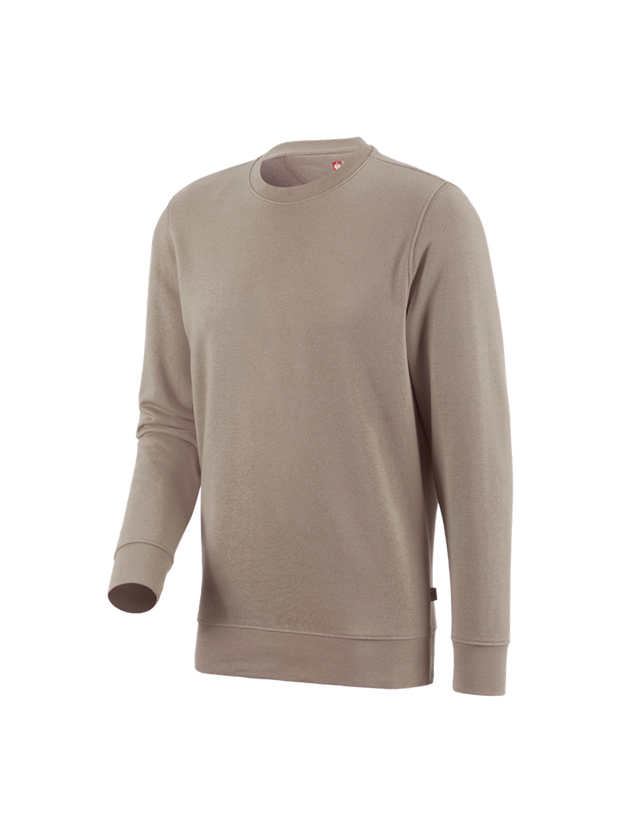 Shirts, Pullover & more: e.s. Sweatshirt poly cotton + clay