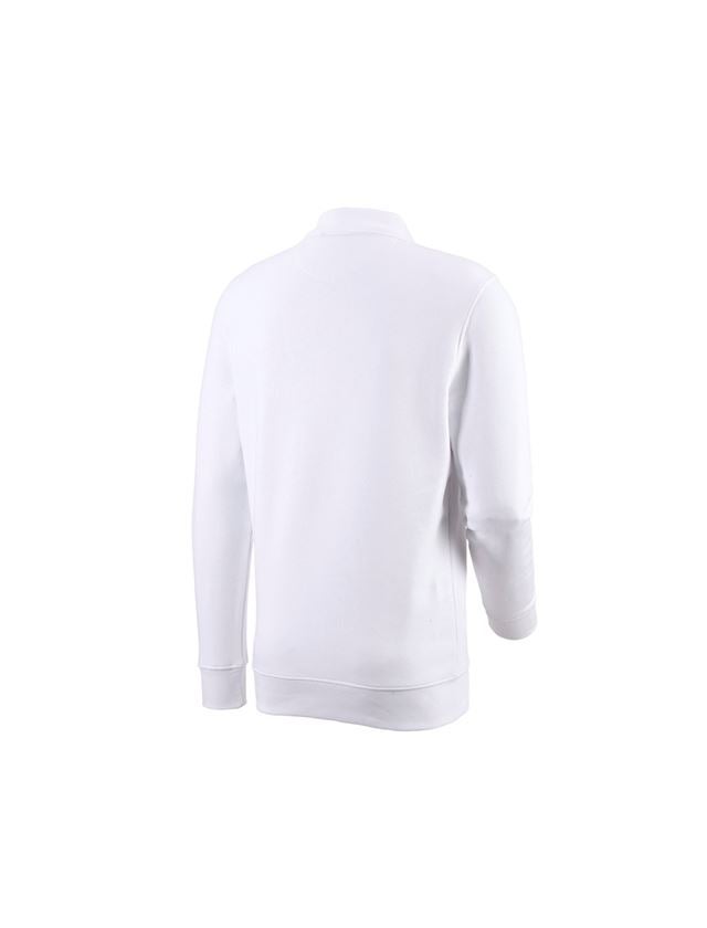 Shirts, Pullover & more: e.s. Sweatshirt poly cotton Pocket + white 1