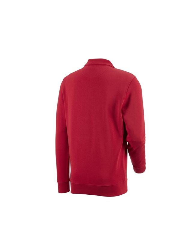 Installateurs / Plombier: e.s. Sweatshirt poly cotton Pocket + rouge 1