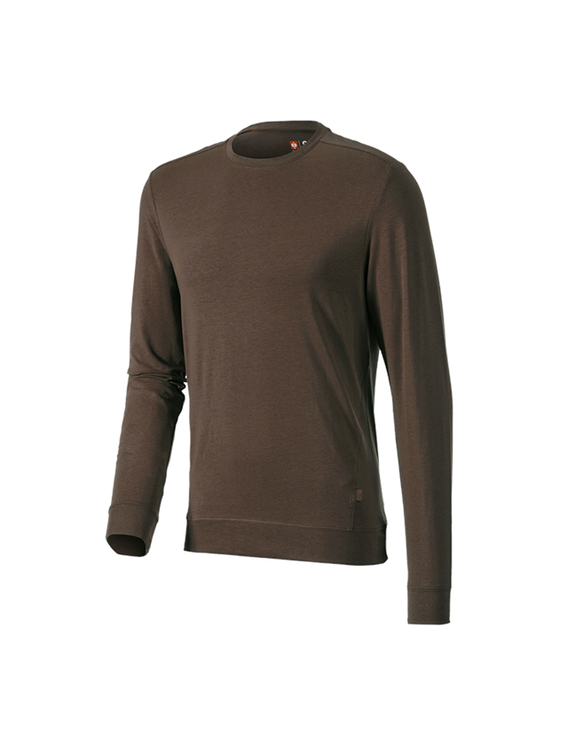 Joiners / Carpenters: e.s. Long sleeve cotton stretch + chestnut
