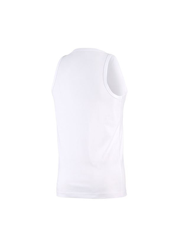 Hauts: e.s. T-shirt Athletic cotton + blanc 2
