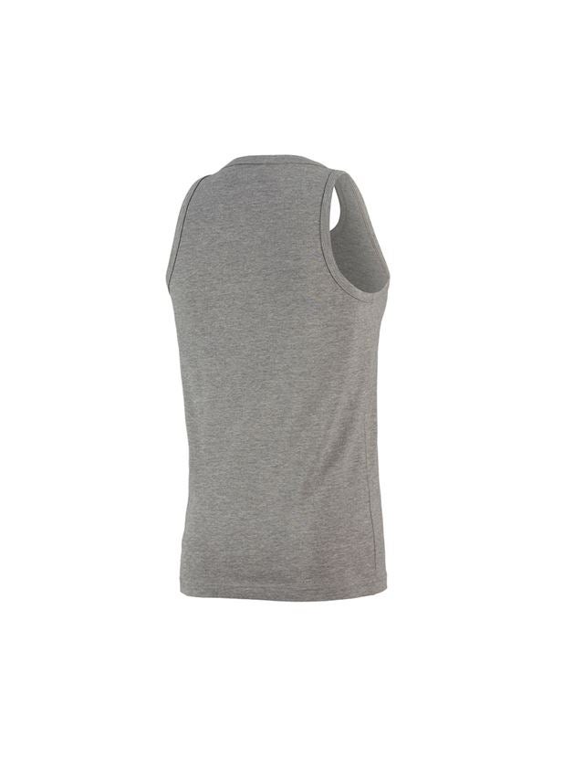 Hauts: e.s. T-shirt Athletic cotton + gris mélange 1
